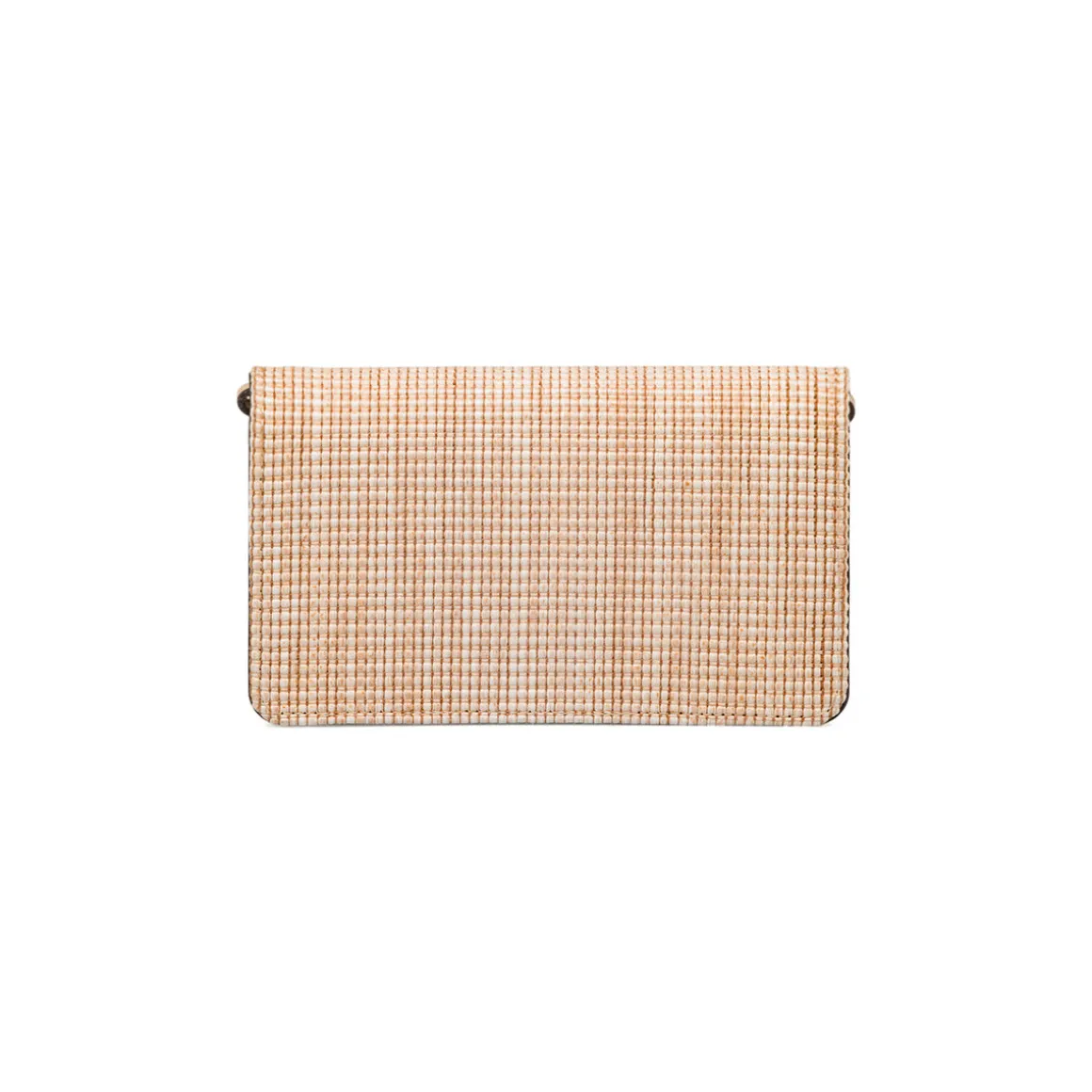 Borsa a tracolla beige da Donna in tessuto intrecciato effetto rafia Lora Ferres