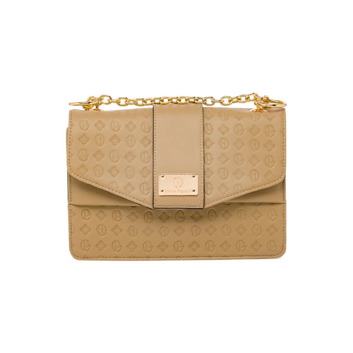 Borsa a tracolla Beige da Donna con catena Giulia Pieralli