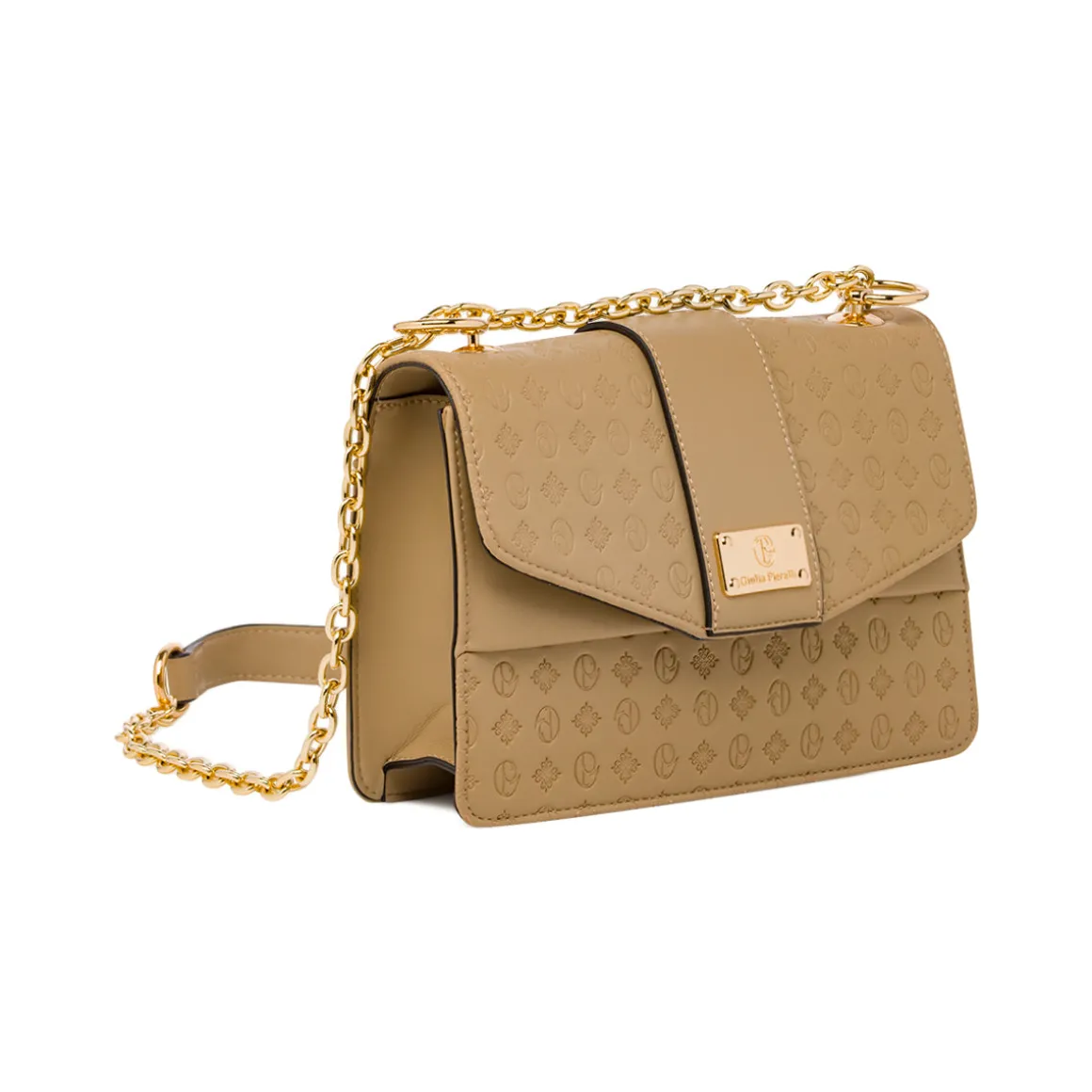 Borsa a tracolla Beige da Donna con catena Giulia Pieralli