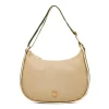 Borsa a tracolla Beige da Donna con logo in metallo Lumberjack
