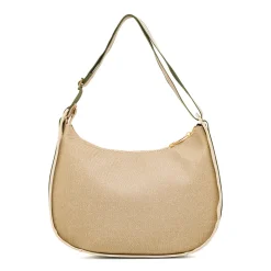 Borsa a tracolla Beige da Donna con logo in metallo Lumberjack