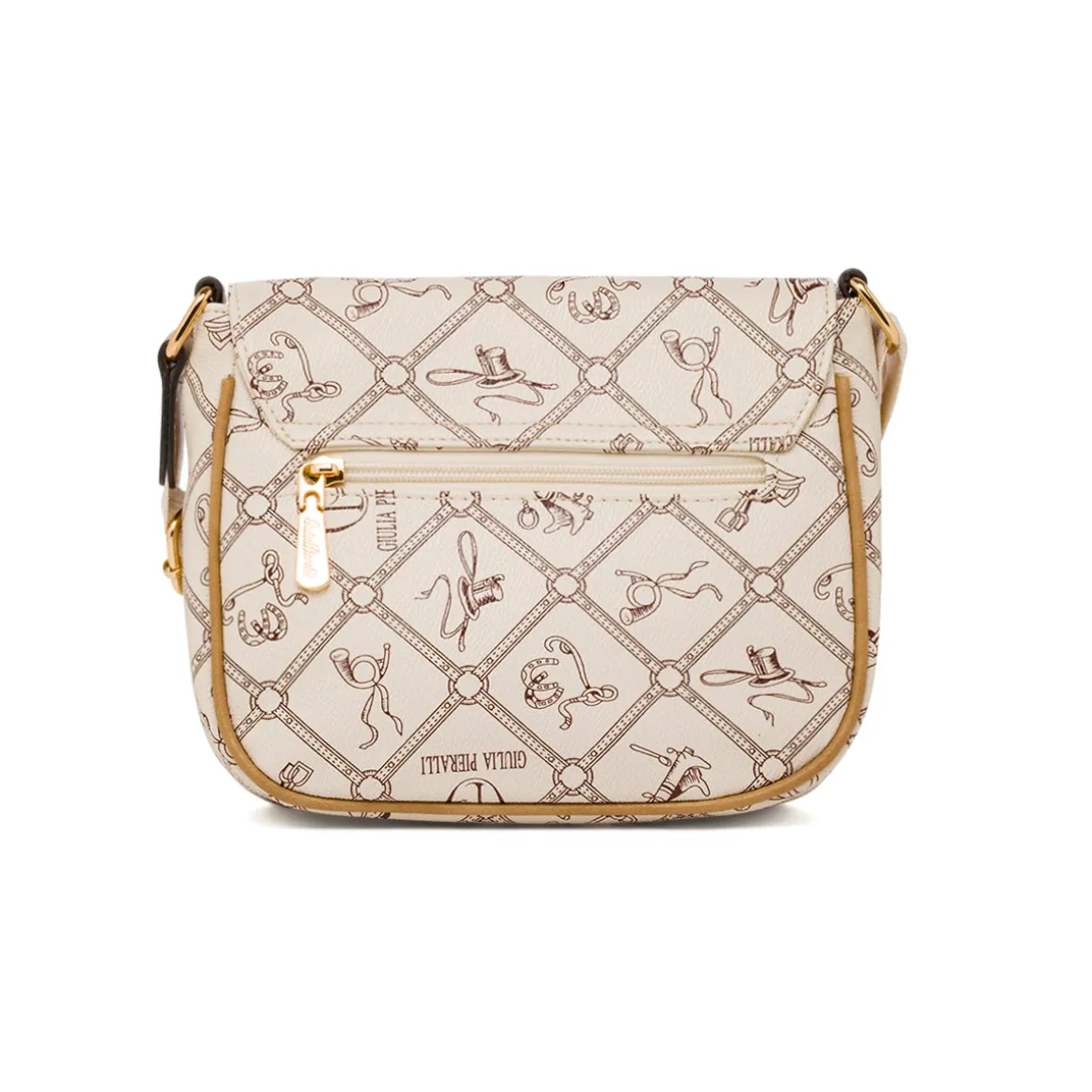 Borsa a tracolla Bianca da Donna con stampa all over Giulia Pieralli