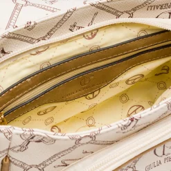 Borsa a tracolla Bianca da Donna con stampa all over Giulia Pieralli