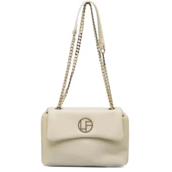 Borsa a tracolla bianca da Donna con catena Lora Ferres