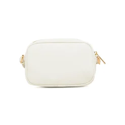 Borsa a Tracolla Bianca da Donna con logo dorato Carrera Jeans