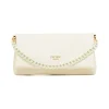 Borsa a Tracolla Bianca da Donna con catena e logo Swish Jeans