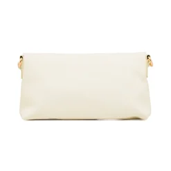 Borsa a Tracolla Bianca da Donna con catena e logo Swish Jeans