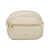 Borsa a tracolla bianco off-white da Donna con dettagli dorati Enrico Coveri