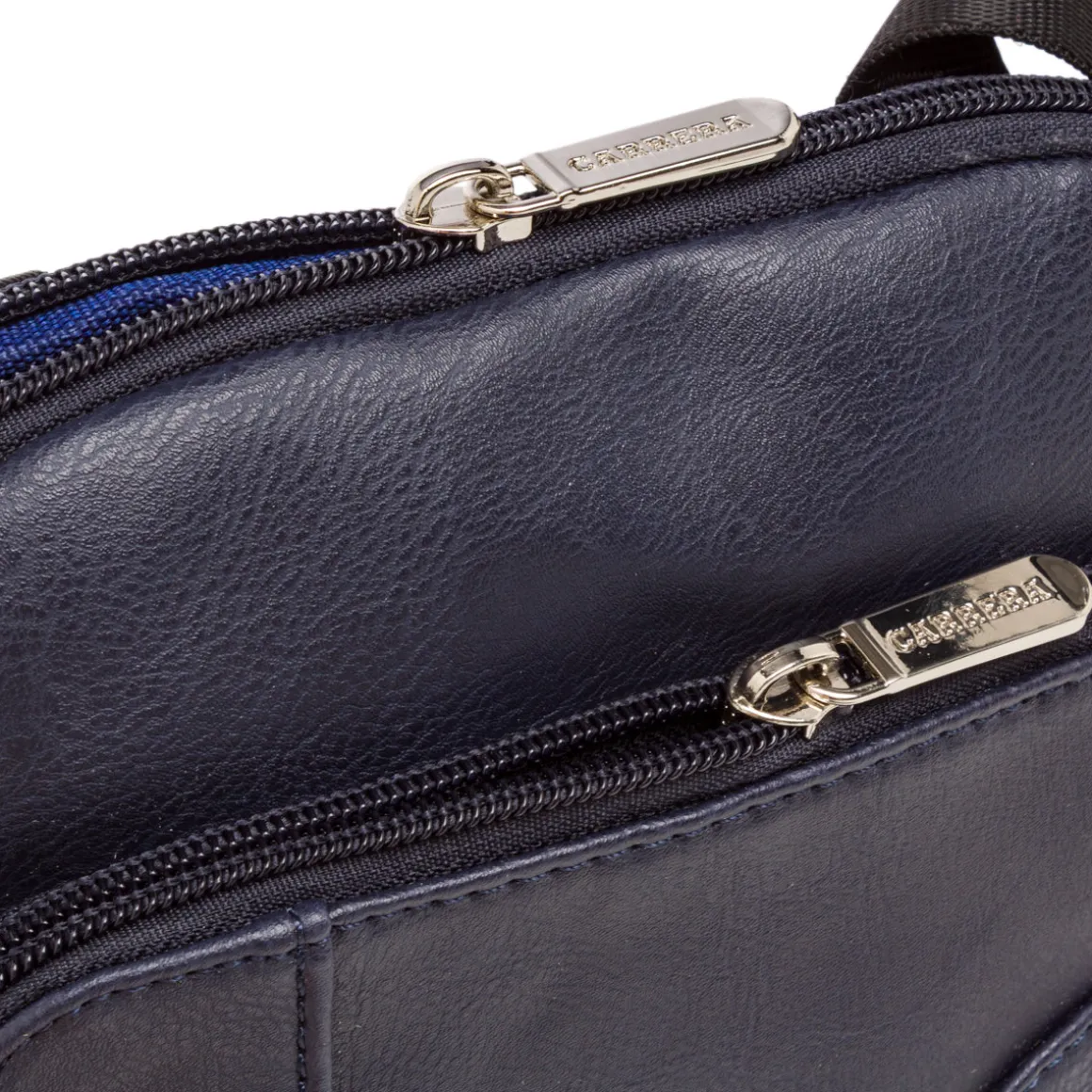 Borsa a tracolla blu da Uomo con logo frontale Carrera