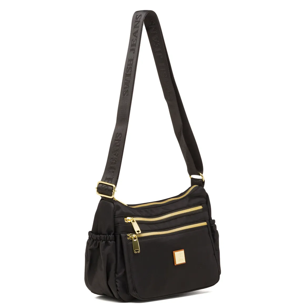 Borsa a tracolla da donna nera Lora Ferres