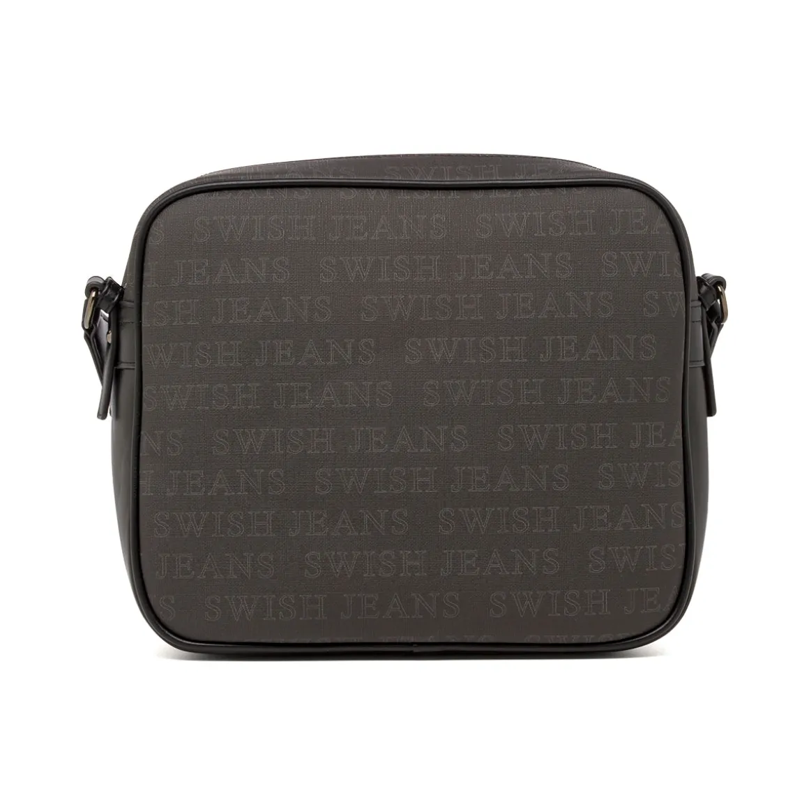 Borsa a Tracolla da Donna Nera con Doppia Tasca Swish Jeans