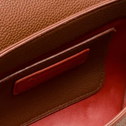 Borsa a Tracolla Marrone da Donna con ciondolo logo Lumberjack