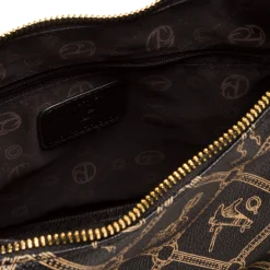 Borsa a tracolla nera da Donna con logo Giulia Pieralli
