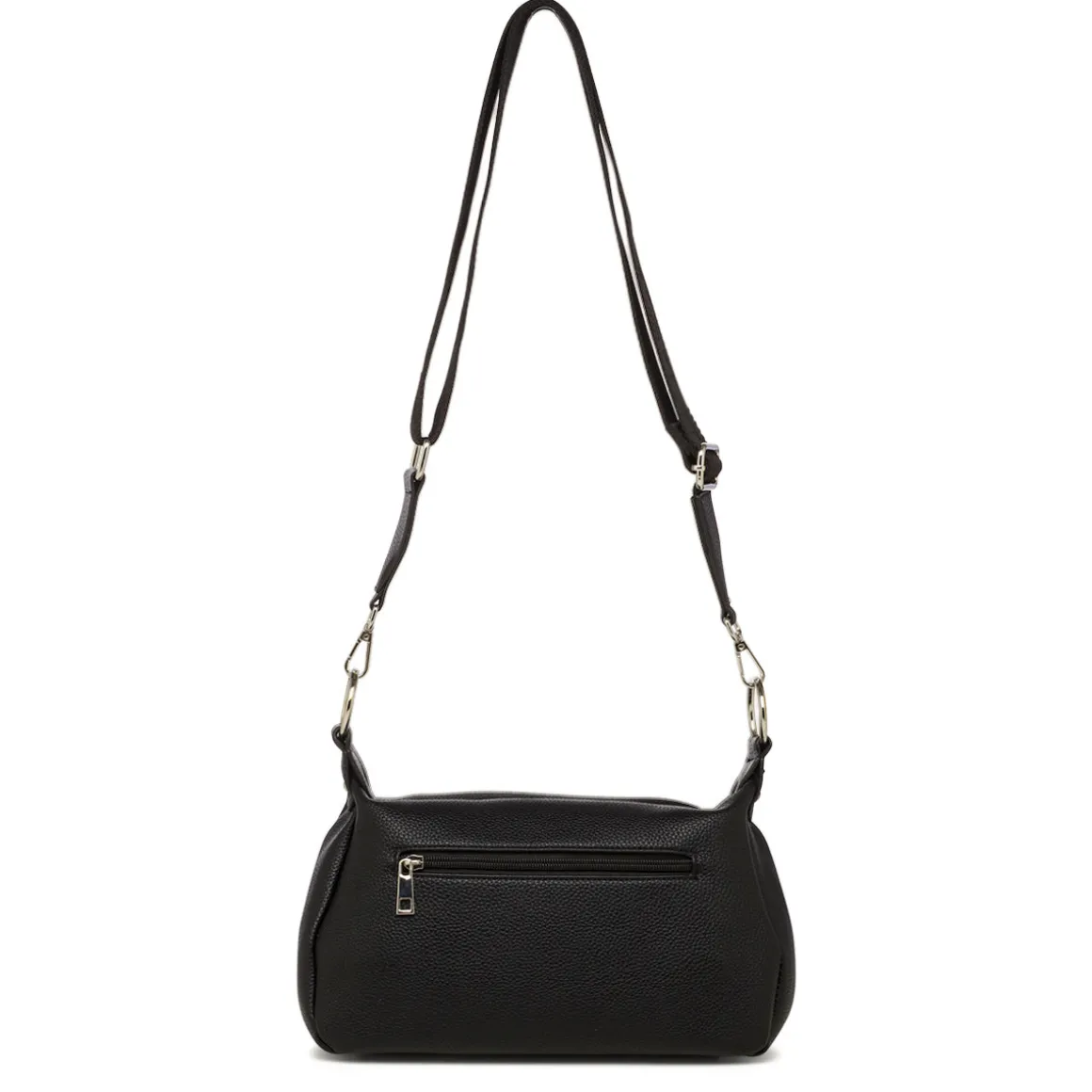 Borsa a tracolla nera da Donna con tasche e logo Lora Ferres