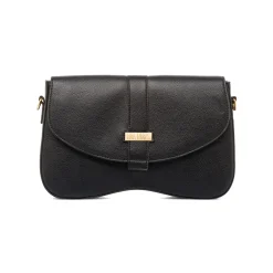 Borsa a tracolla nera da Donna con Patta Lora Ferres