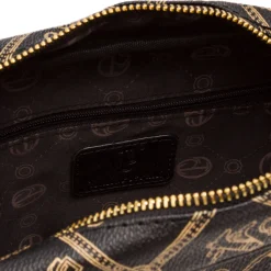 Borsa a tracolla nera da Donna con stampa Giulia Pieralli