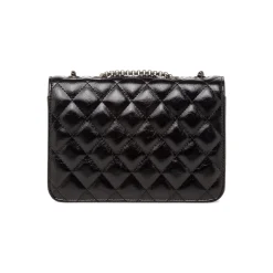 Borsa a tracolla nera da Donna effetto trapuntato vernice Lora Ferres