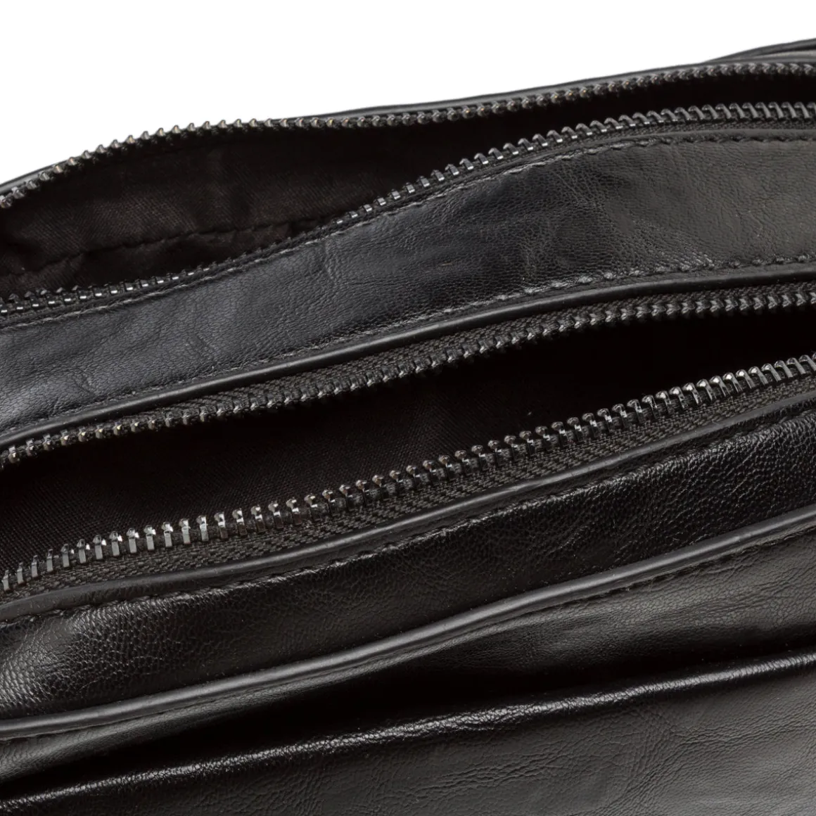 Borsa a tracolla nera da Donna con chiusura con zip Lora Ferres