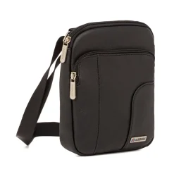 Borsa a tracolla nera da Uomo con logo frontale Carrera