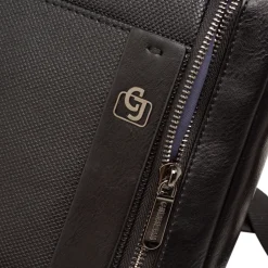 Borsa a tracolla nera da Uomo con tasca frontale Carrera