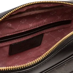 Borsa a tracolla nera da Donna con tasca frontale e logo Carrera
