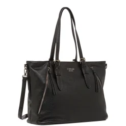 Borsa da Donna Nera con Doppio Manico Swish Jeans
