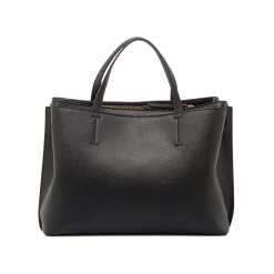 Borsa nera da Donna con dettaglio cuciture a vista Lora Ferres