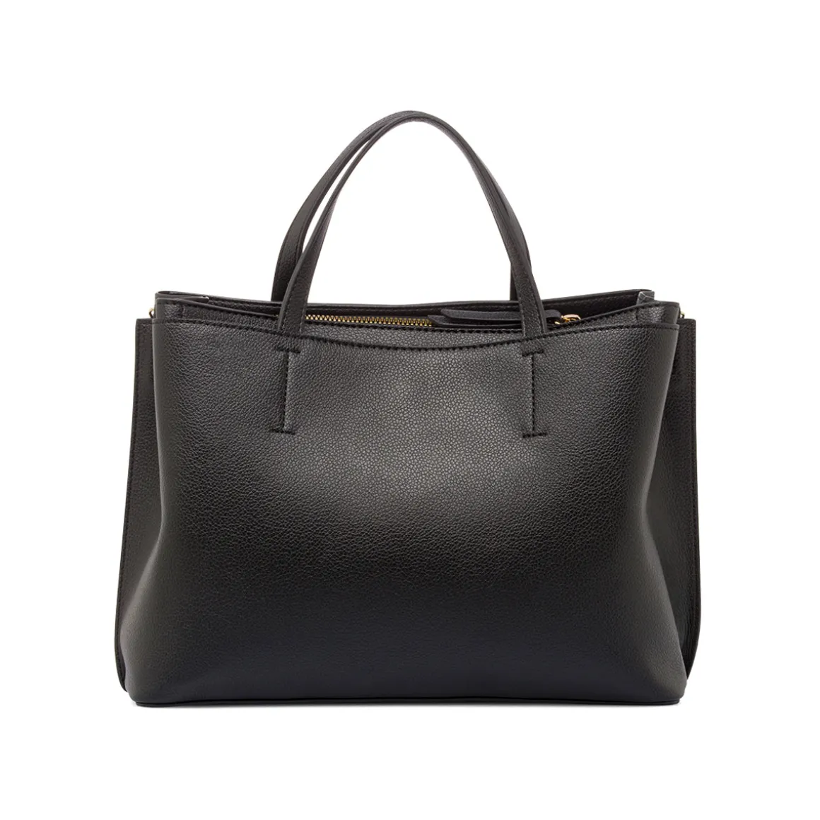 Borsa nera da Donna con dettaglio cuciture a vista Lora Ferres