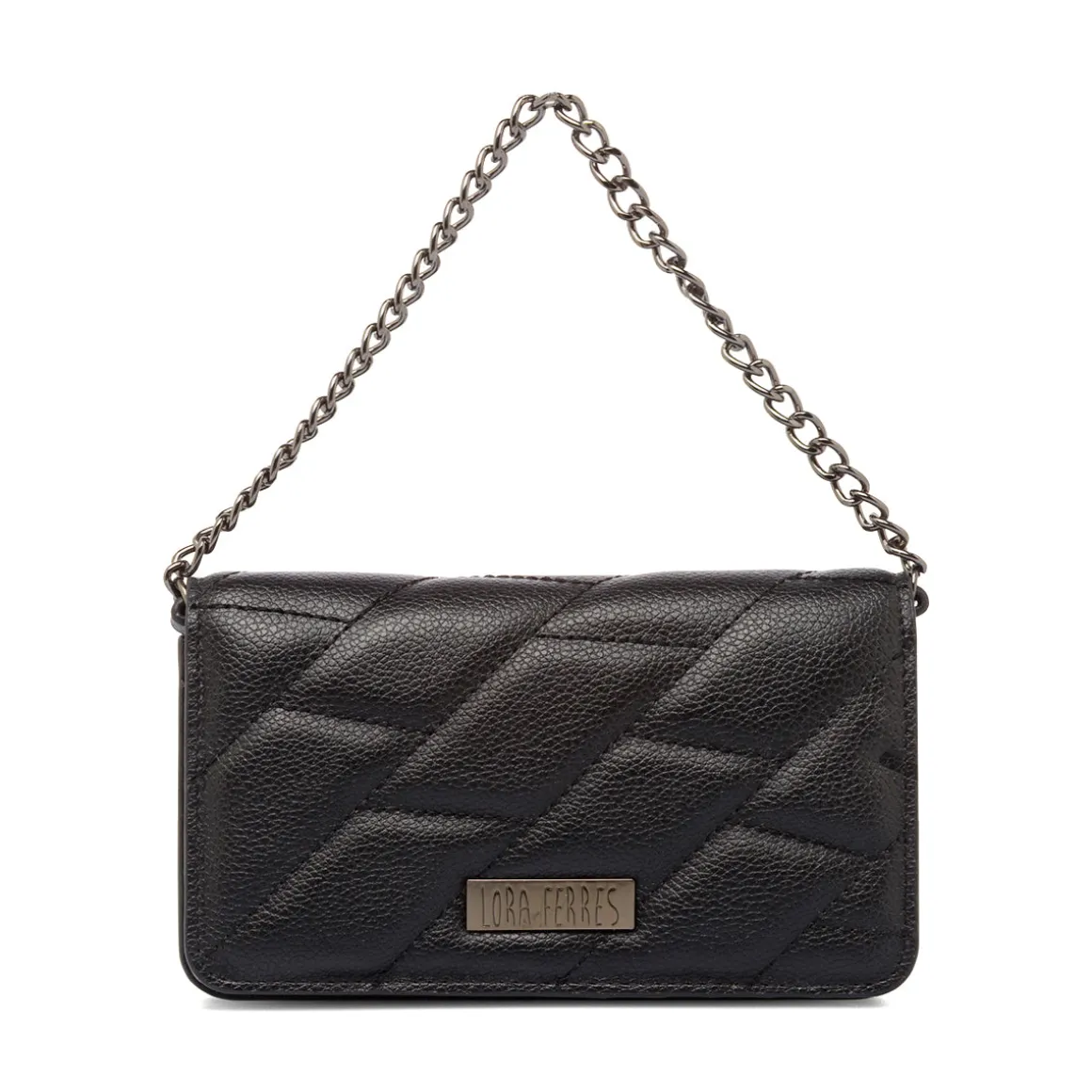 Borsa nera da Donna con tracolla a catena Lora Ferres