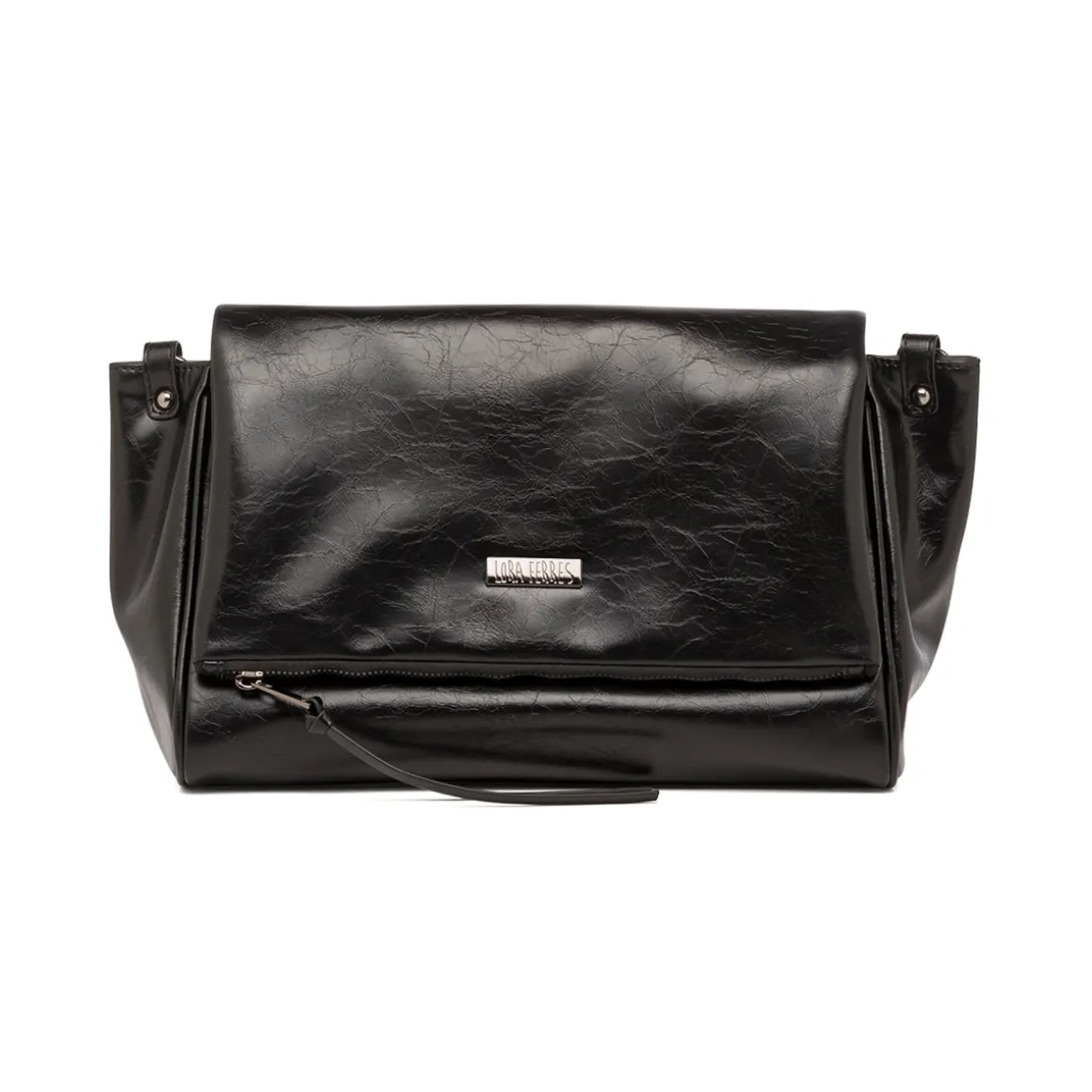 Borsa nera da Donna effetto lucido Lora Ferres