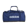 Borsa sportiva blu con logo frontale adidas