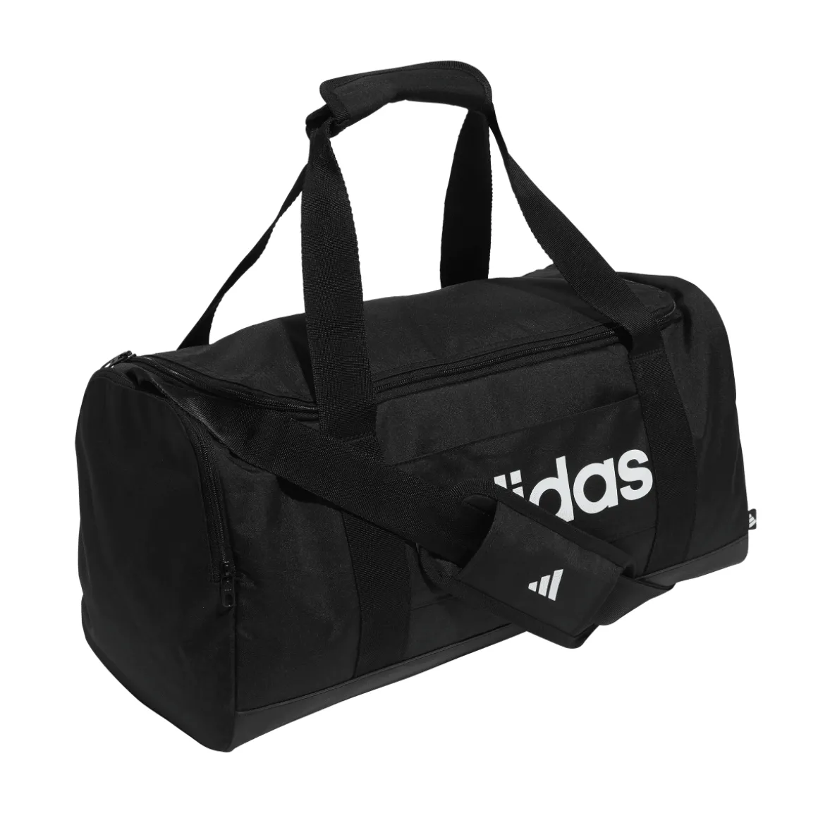 Borsa sportiva nera con manico e tracolla adidas