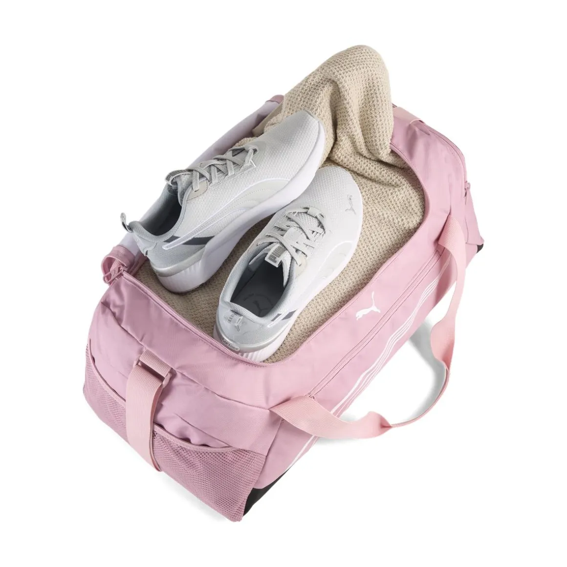 Borsa sportiva rosa da palestra o viaggio Donna Puma