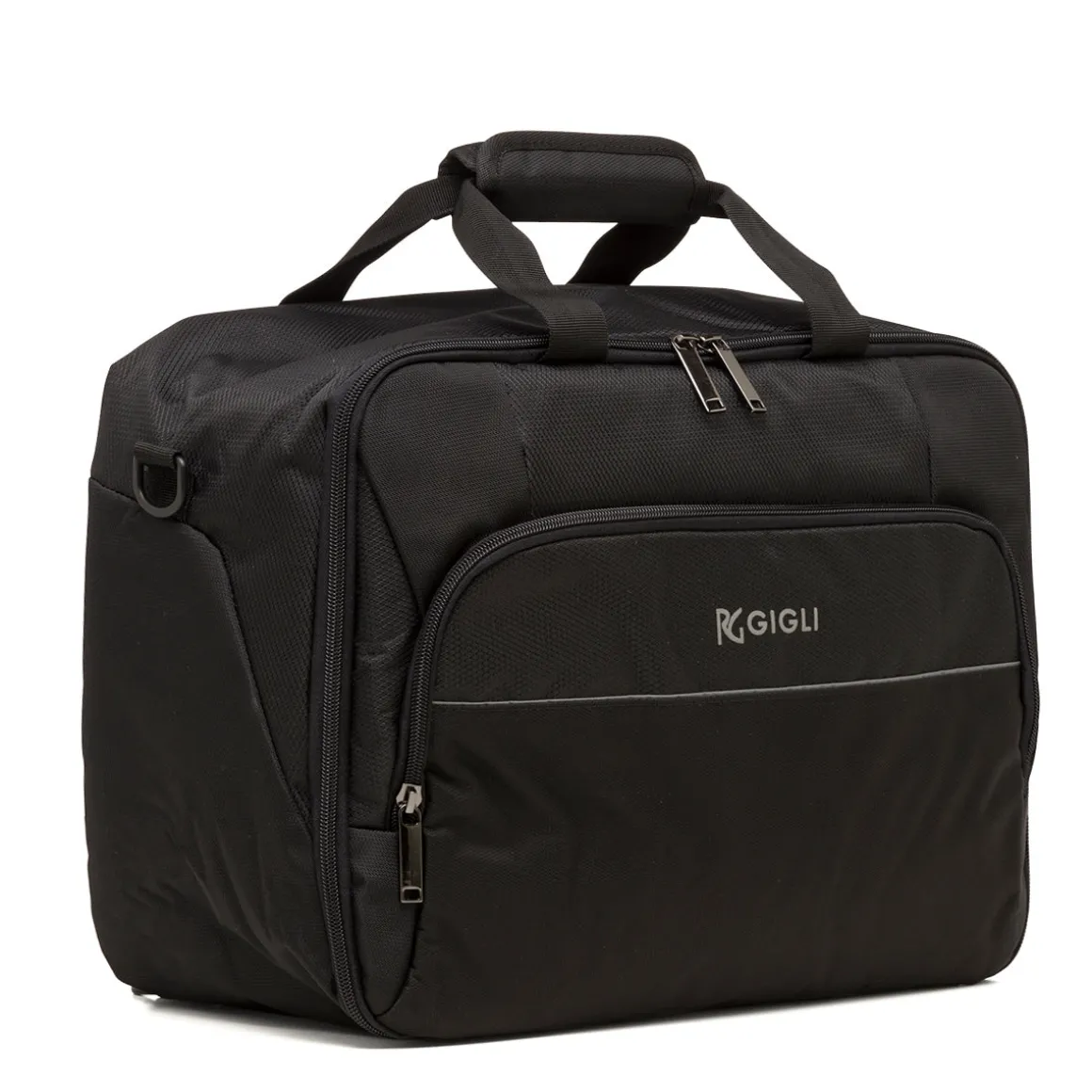 Borsa Zaino da Viaggio con zip Nera Romeo Gigli