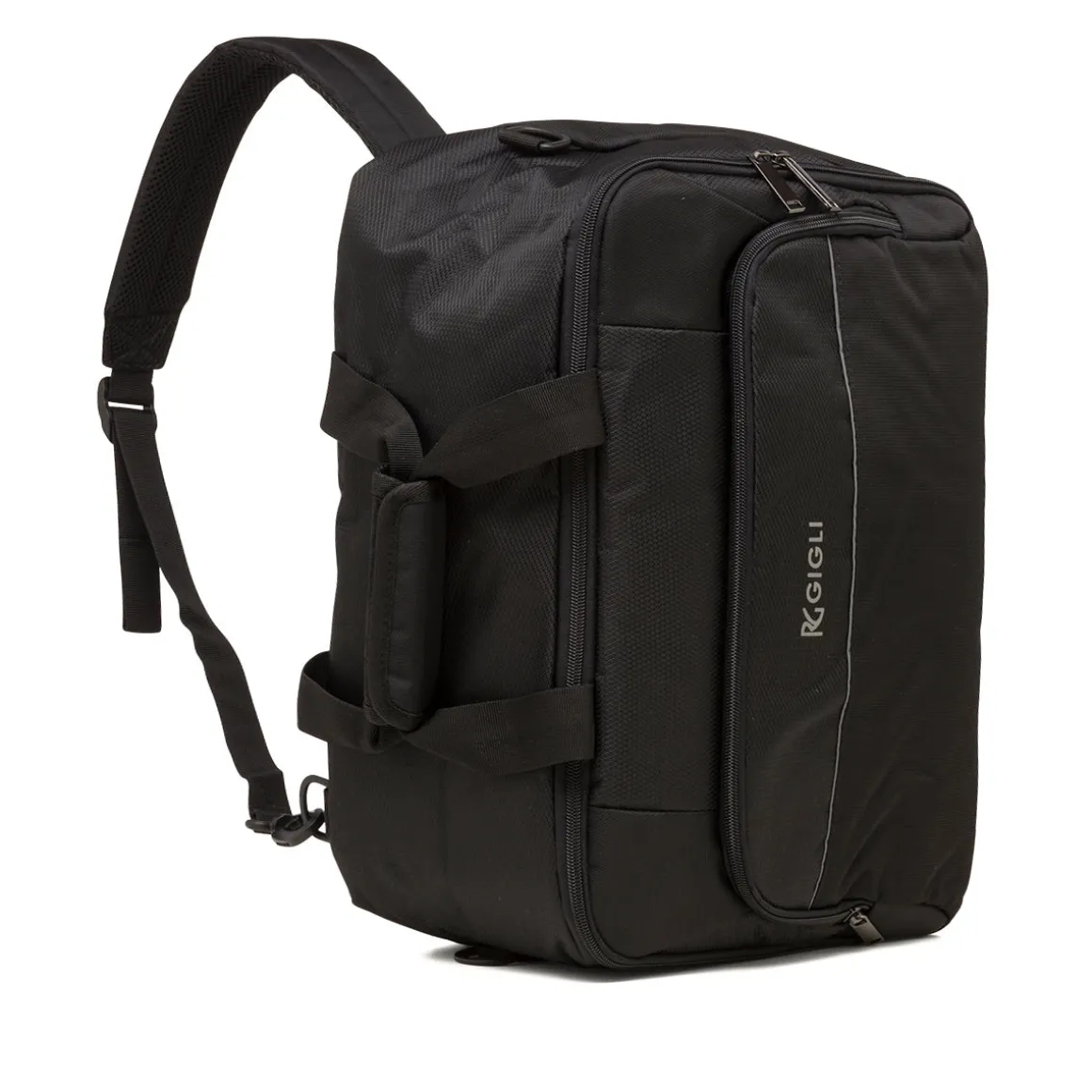 Borsa Zaino da Viaggio con zip Nera Romeo Gigli