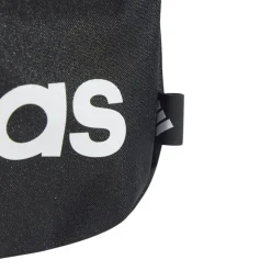 Borsello nero con tasca e logo frontale adidas