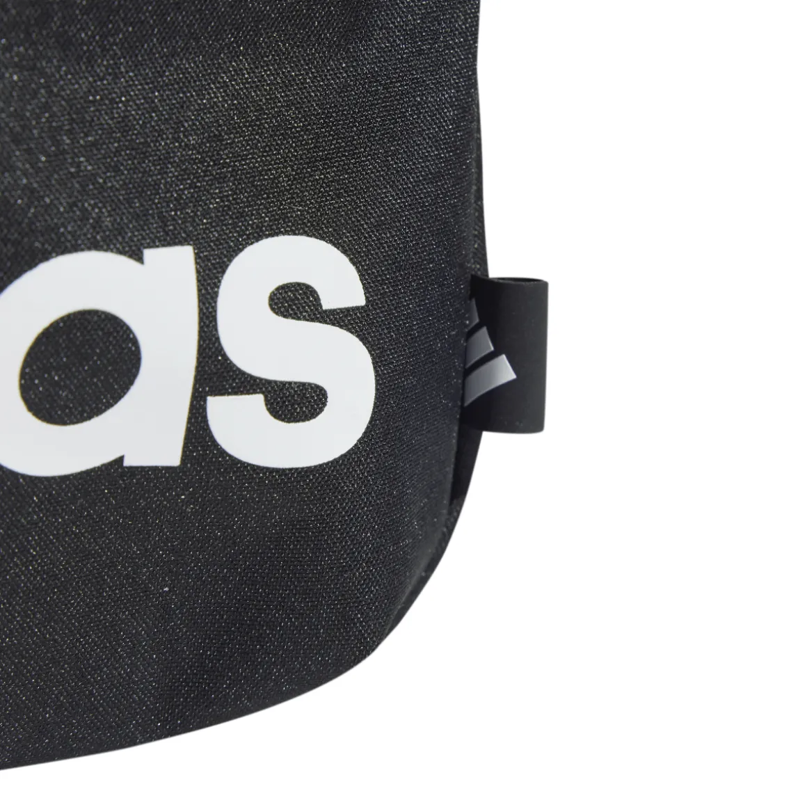 Borsello nero con tasca e logo frontale adidas