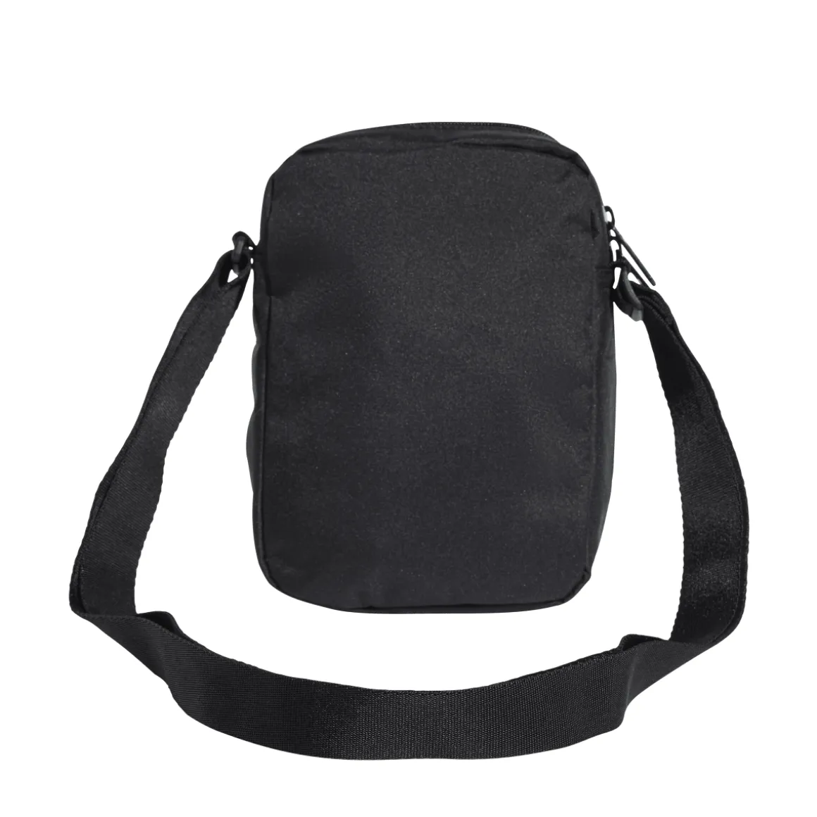 Borsello nero con tasca e logo frontale adidas