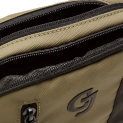 Borsello verde militare da Uomo con dettagli neri e tasche Carrera Jeans