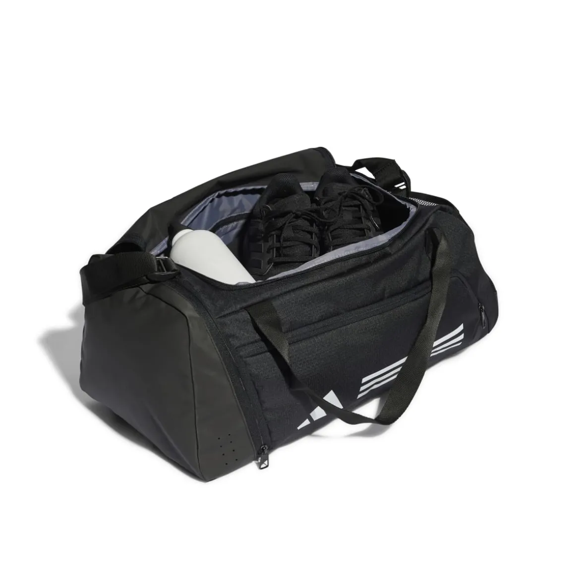 Borsone sportivo nero da palestra adidas TR Duffle S 3-Stripes