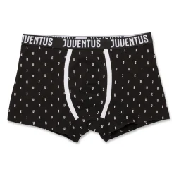 Boxer bianconeri da bambino con logo Juventus