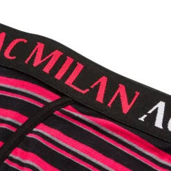 Boxer rossoneri da uomo con logo Milan