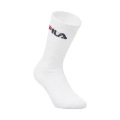Calzini alti in Cotone bianchi 3 paia con logo Fila