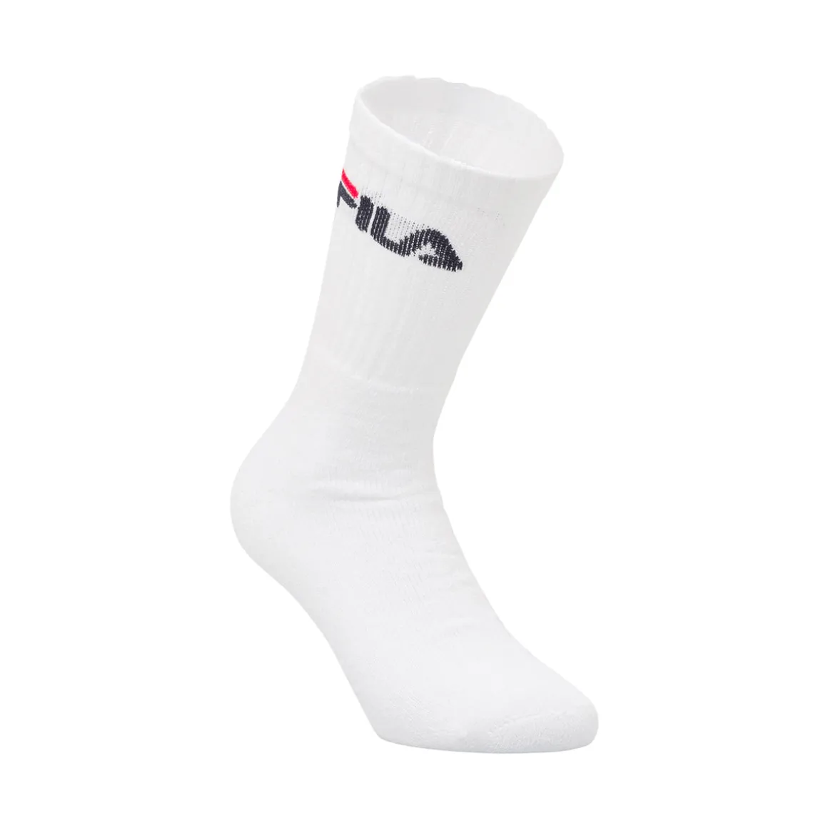 Calzini alti in Cotone bianchi 3 paia con logo Fila
