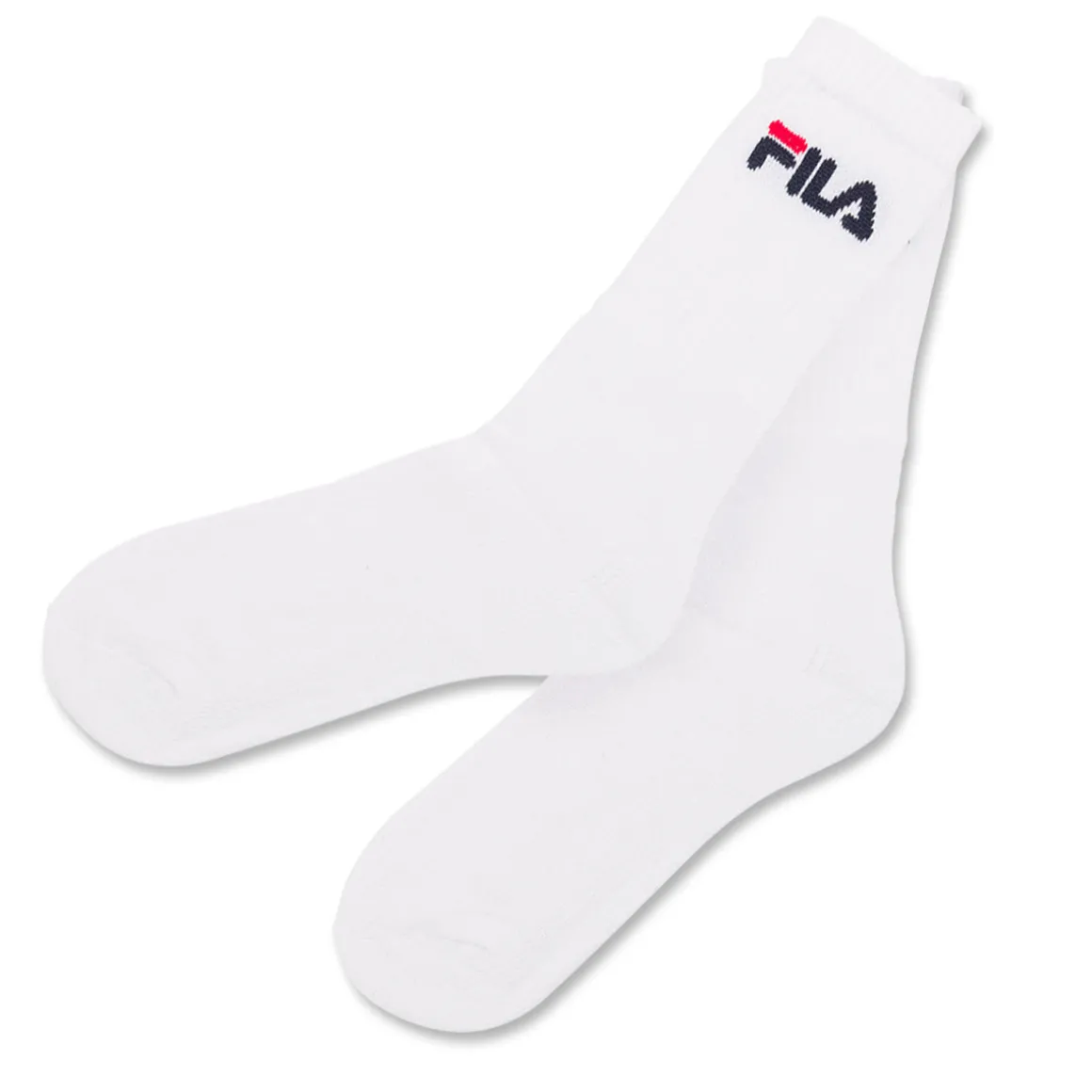 Calzini alti in Cotone bianchi 3 paia con logo Fila