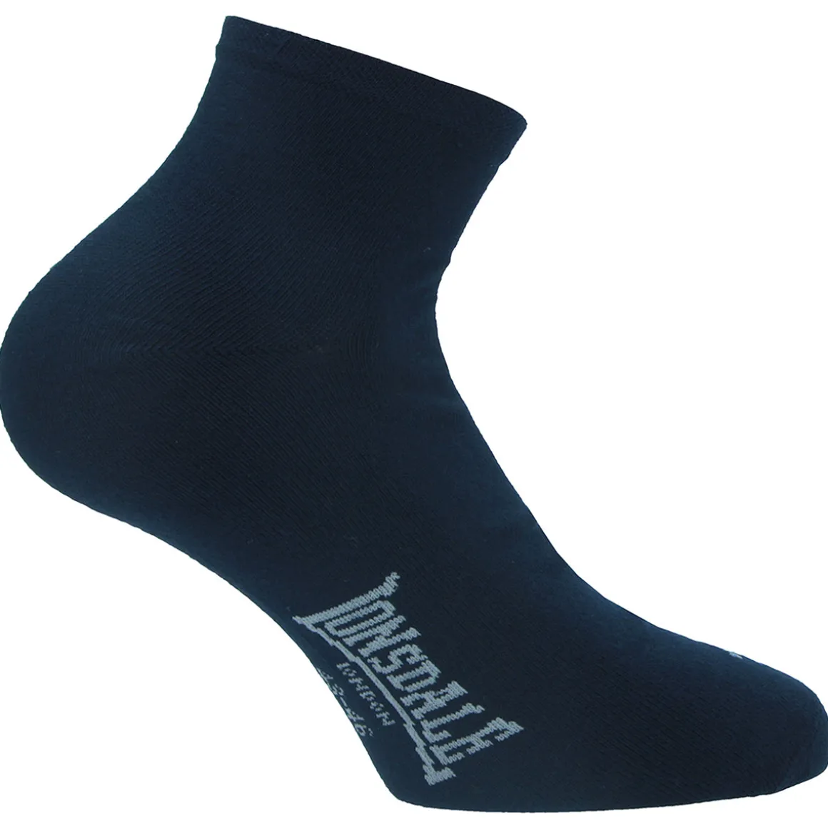 Calzini corti 8 paia neri in cotone unisex Lonsdale