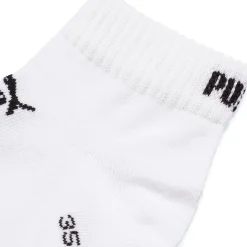 Calzini corti bianchi in cotone Unisex Puma