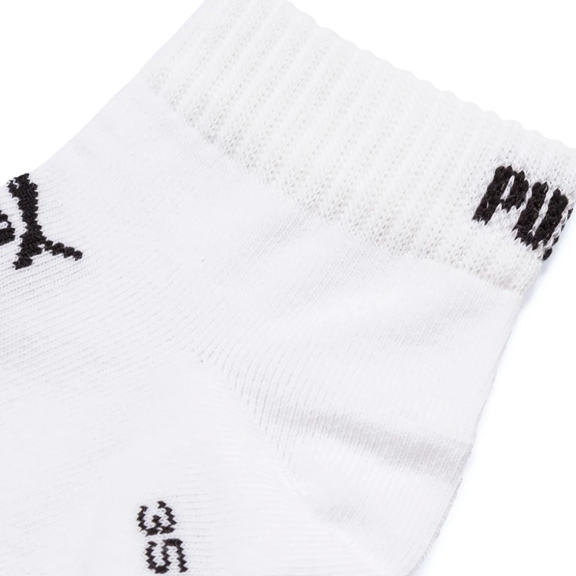 Calzini corti bianchi in cotone Unisex Puma