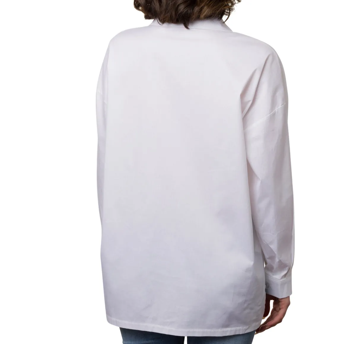 Camicia bianca da donna Swish Jeans in cotone