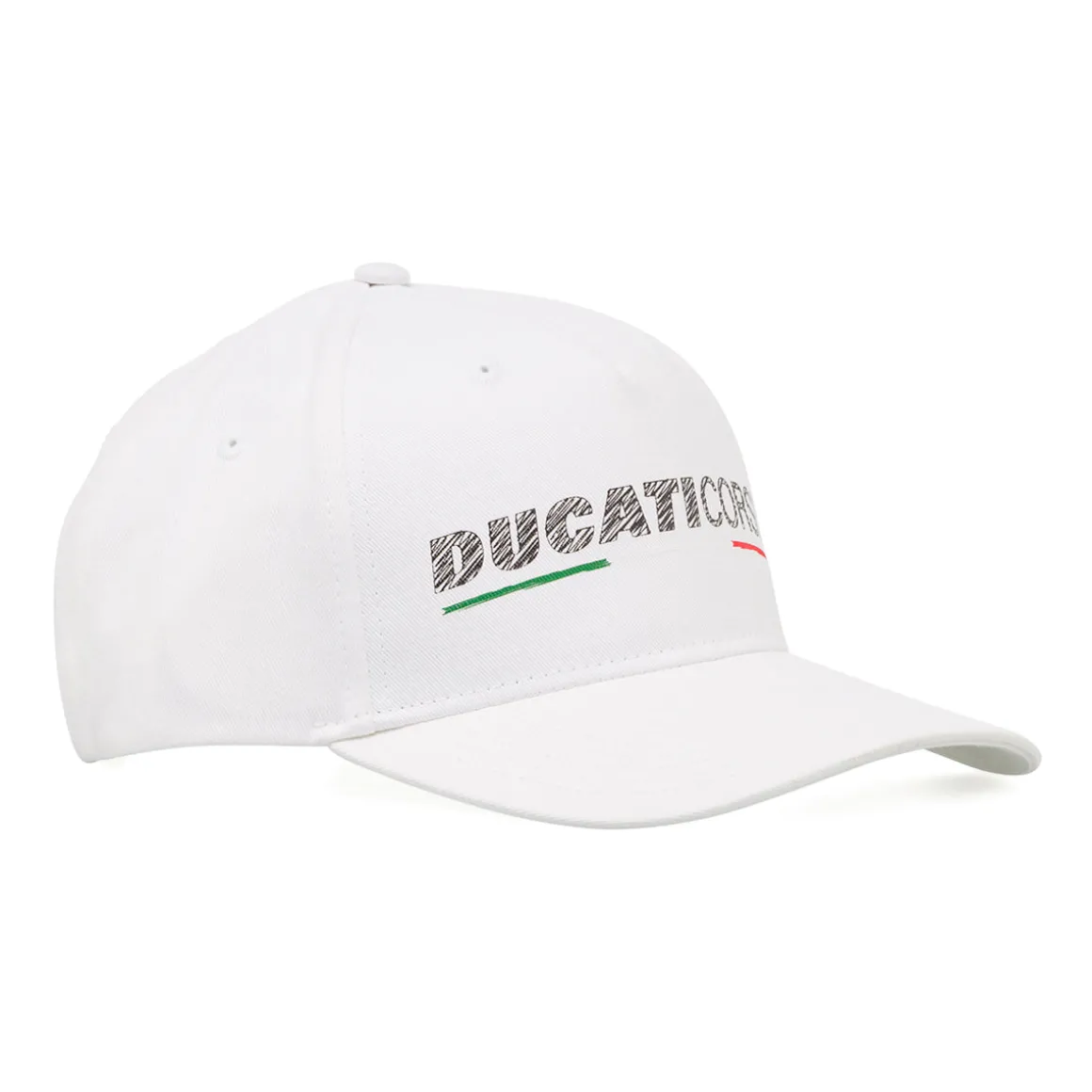 Cappellino bianco regolabile da Uomo Ducati Corse